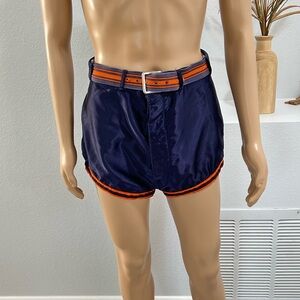 Lowe & Campbell Basketball Shorts Size 34 Vtg 50s 60s Athletic Belted Jersey Men